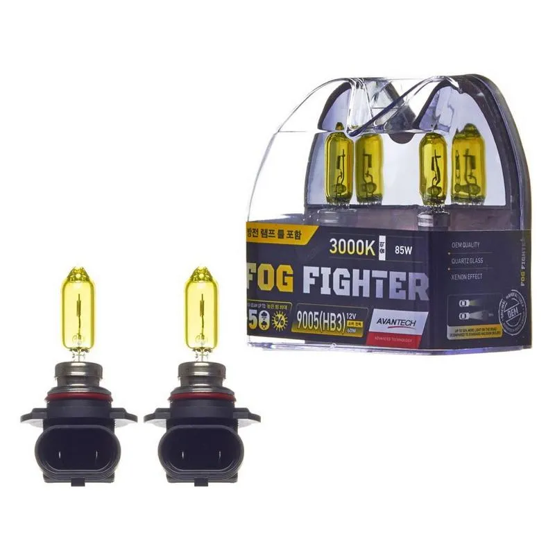 Лампа высокотемпературная Avantech HB3 12V 65W (85W) 3000K, комплект 2 шт.