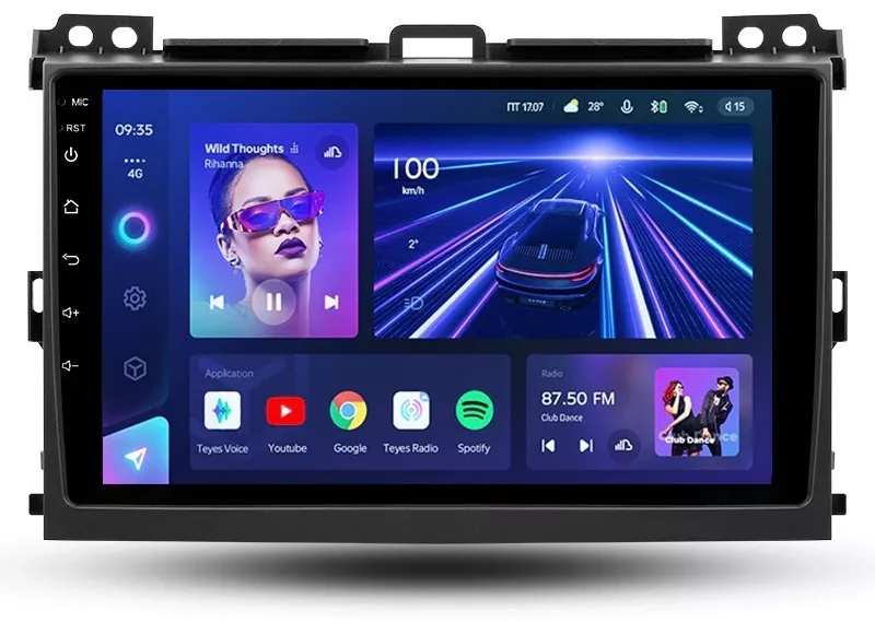 Teyes CC3 Toyota Land Cruiser Prado 2004-2009 128Gb + 6Gb