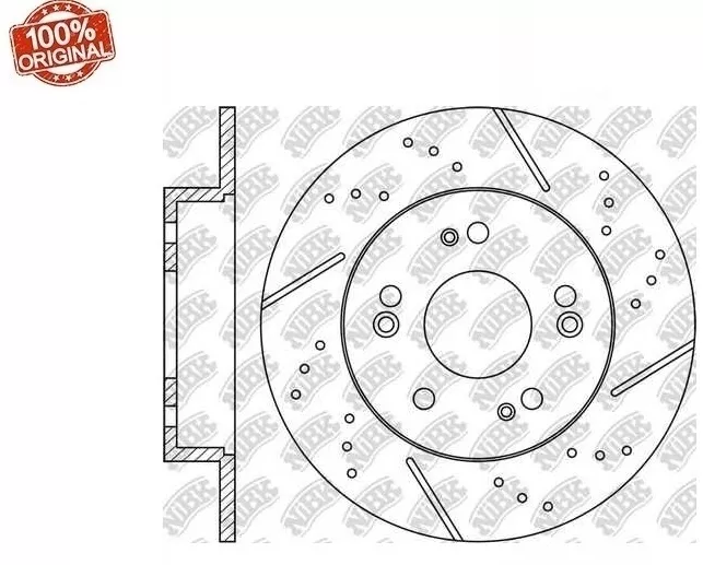 Диски NIBK задние E-RN1362DSET-M
