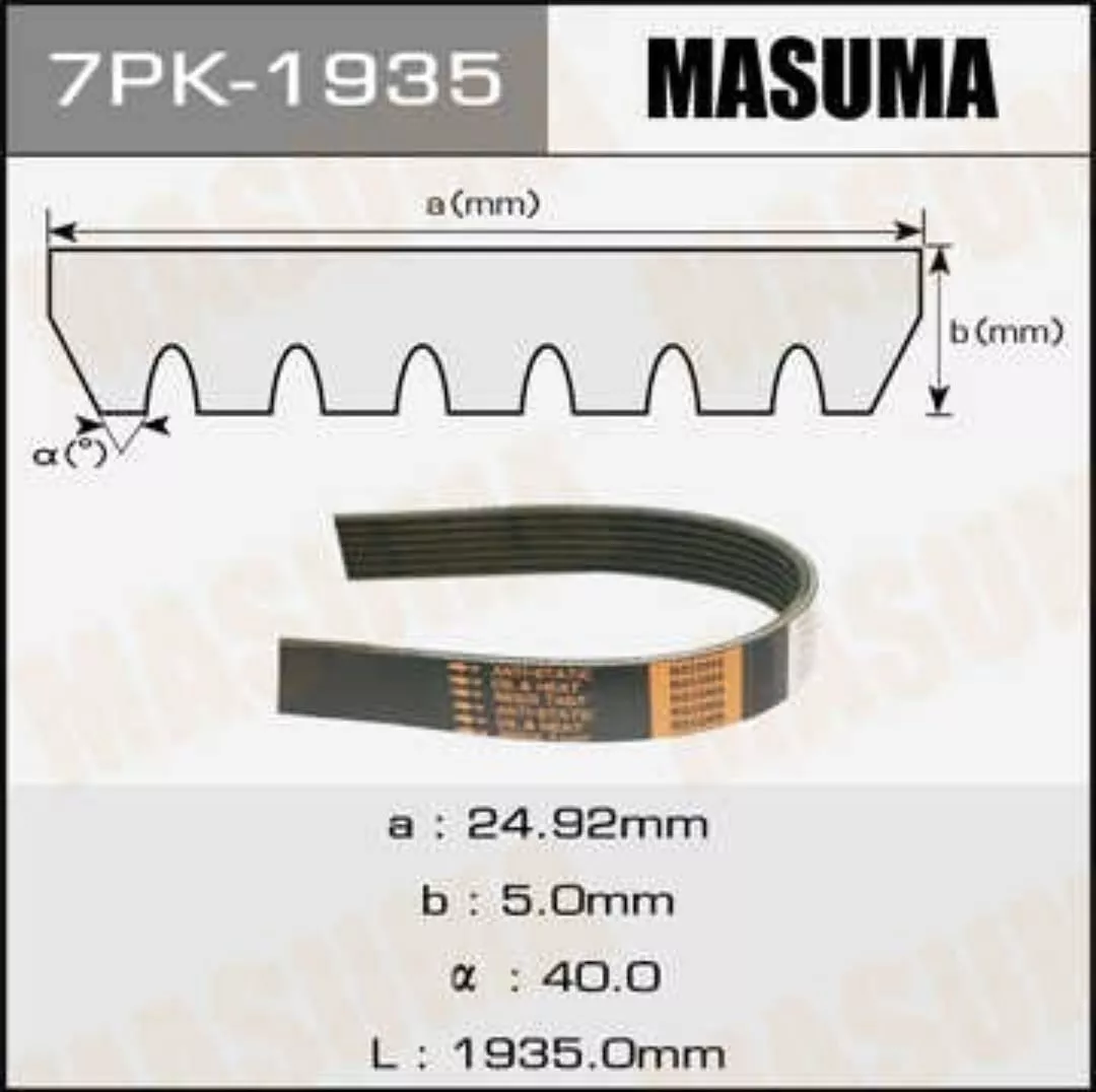 MASUMA Белдік 7pk-1935