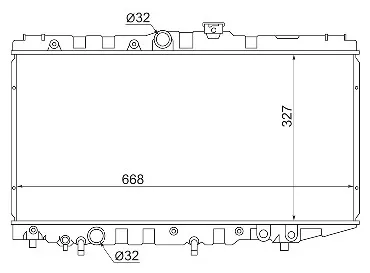 SAT радиатор основной SG-TY0002-AT170