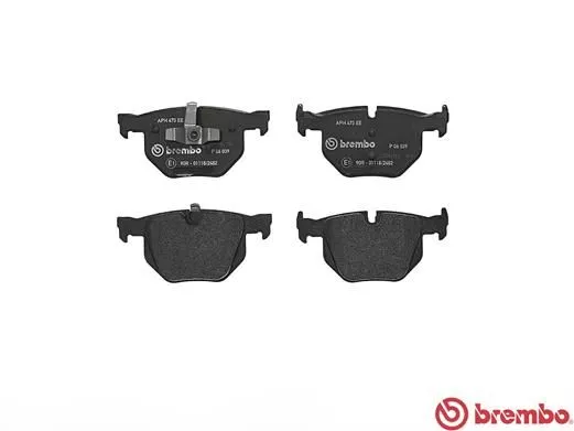 Комплект тормозных колодок BREMBO