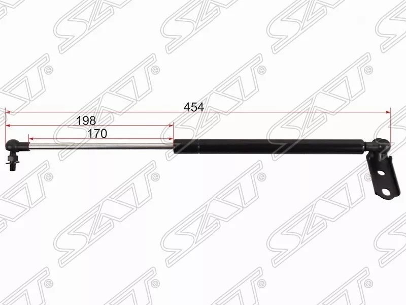 SAT ST-53440-49095 упор капота для Lexus, Toyota RX 300, Harrier 1998-2003 черный