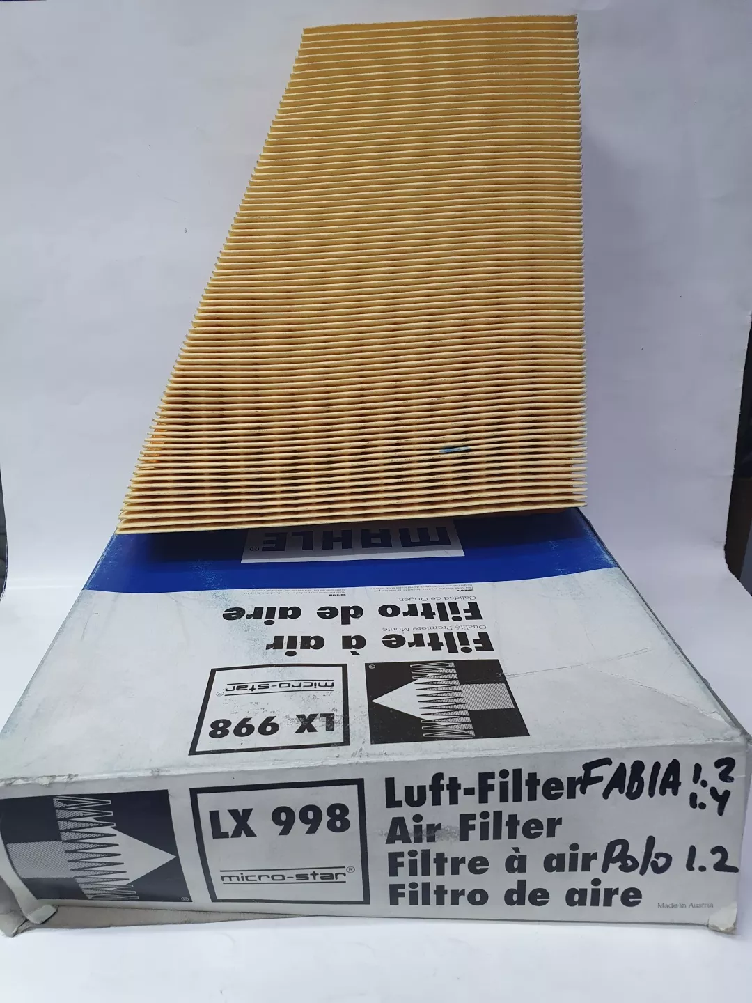 MAHLE воздушный фильтр LX 998