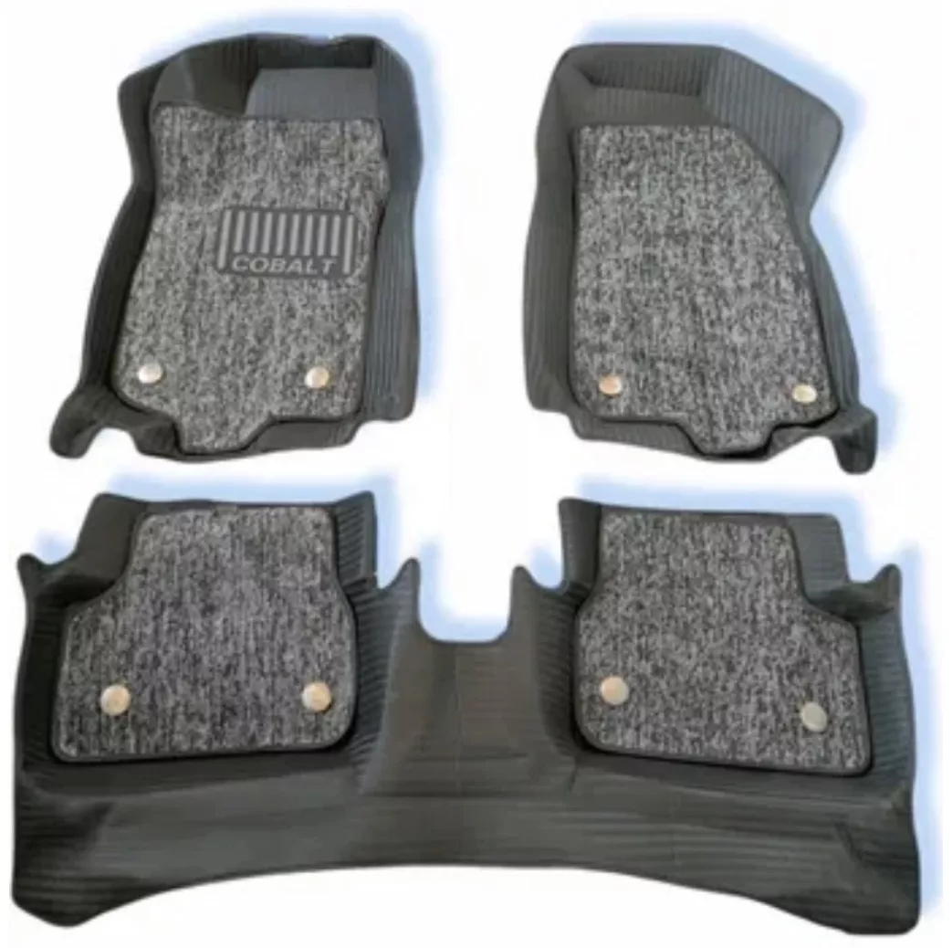Комплект ковриков Chevrolet COB001 Chevrolet Cobalt 2015-2024 серебристый, черный