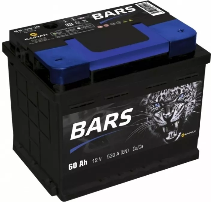 Аккумулятор BARS Silver 60Ah Silver 60Ah 60 обратная