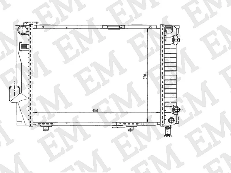 Stellox радиатор основной 10-25907-SX