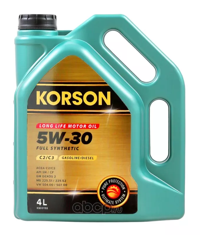 Мотор майы 5W-30 FULL SYNTHETIC С2/C3 4л