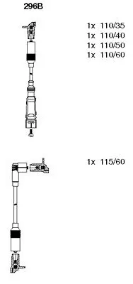 Свечные провода BREMI 296B
