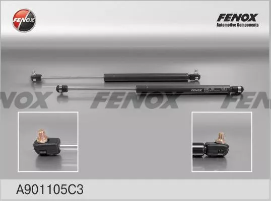 FENOX A901105C3 упор крышки багажника для Lada Priora 2004-1999 черный