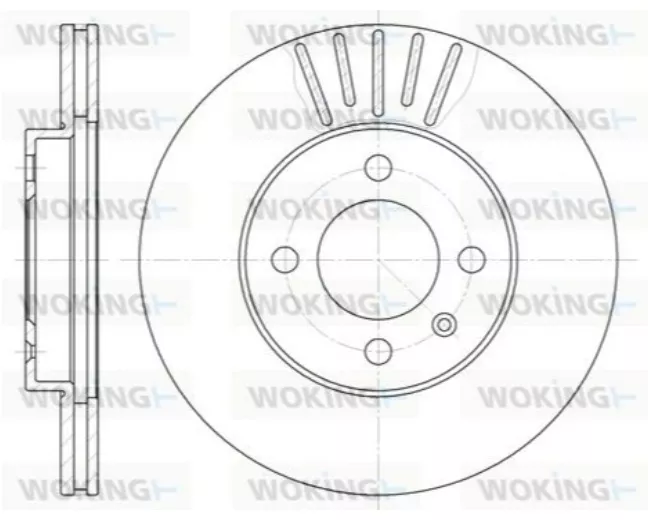 Диски Woking передние D617510