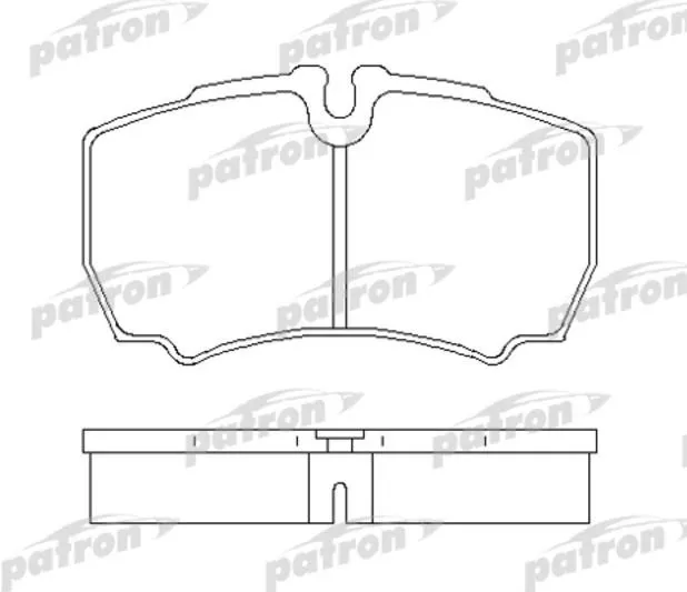 Колодки PATRON задние PBP1405