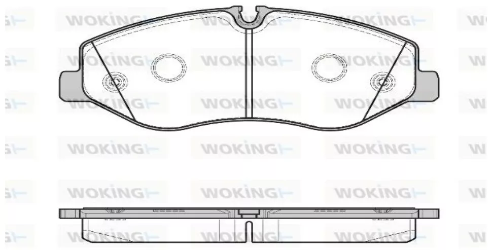 Колодки Woking P1723300
