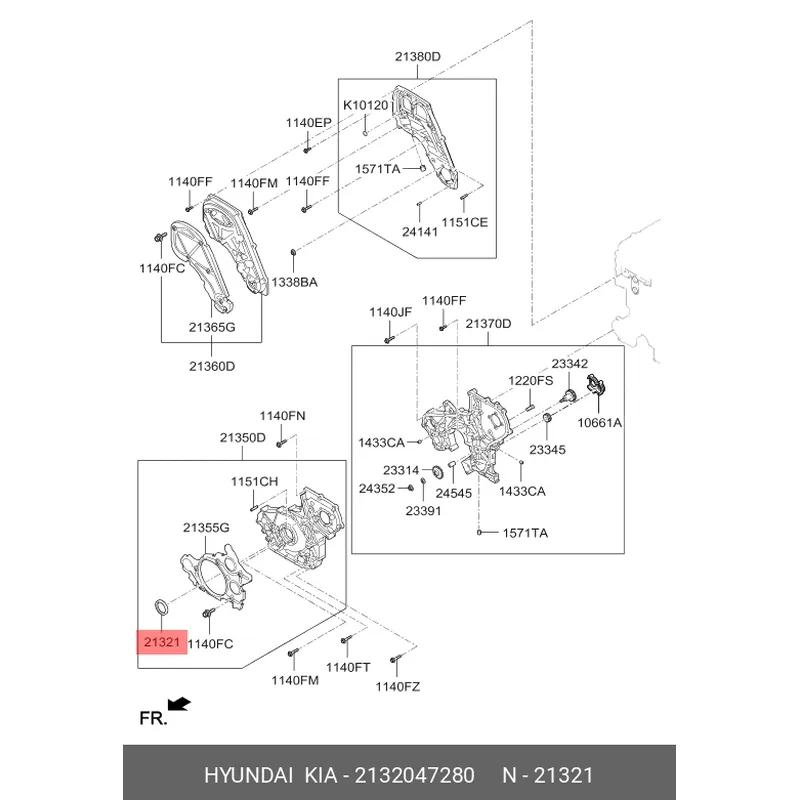 С-к 48*62*8 лобовой Hyundai/Kia D4CB