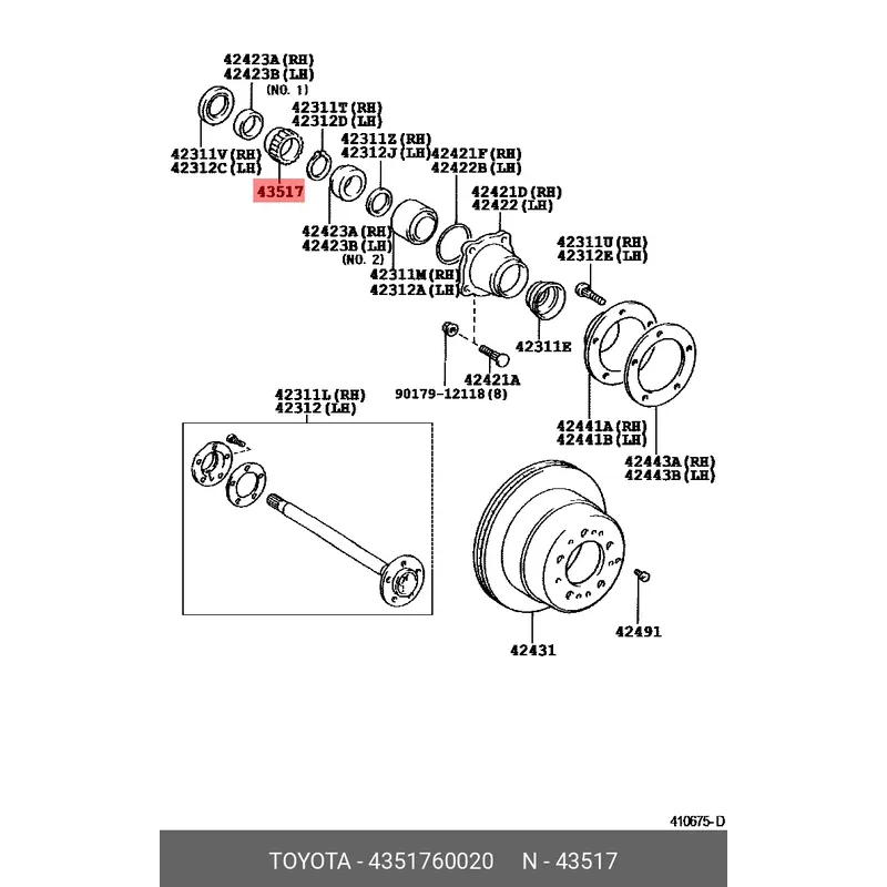 Ротор ABS TOYOTA LAND CRUISER 100 98-