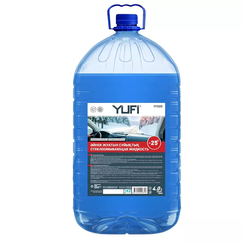 Незамерзающий омыватель стекол YF005 YUFI -25С, 4л