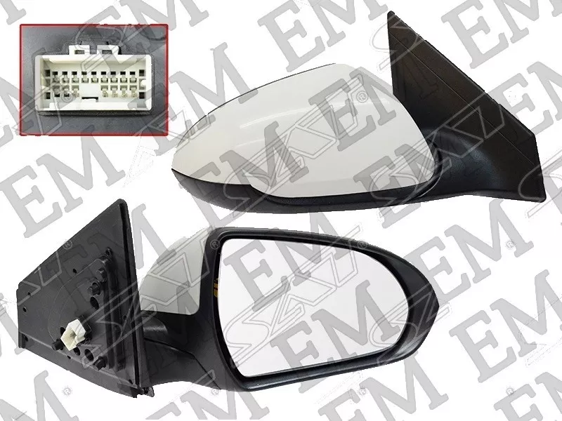 Зеркало в сборе SAT ST-16-0068 правое для Hyundai Elantra 2016-2018
