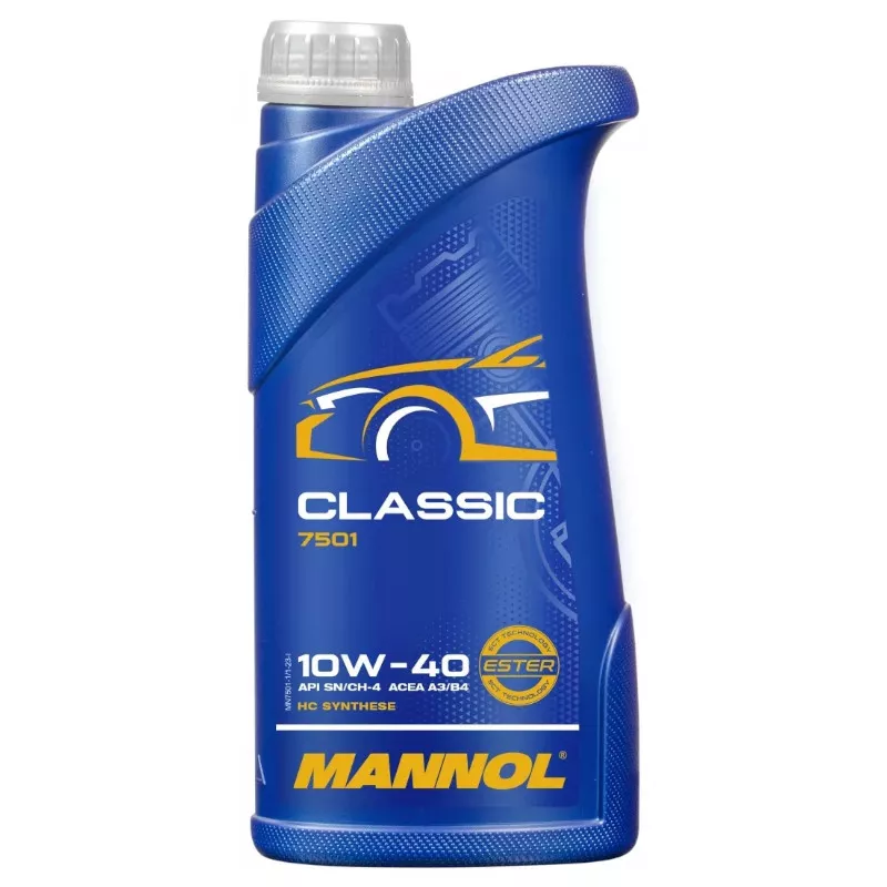 Моторное масло полусинтетическое Mannol Classic 10W-40 10W-40 1 л