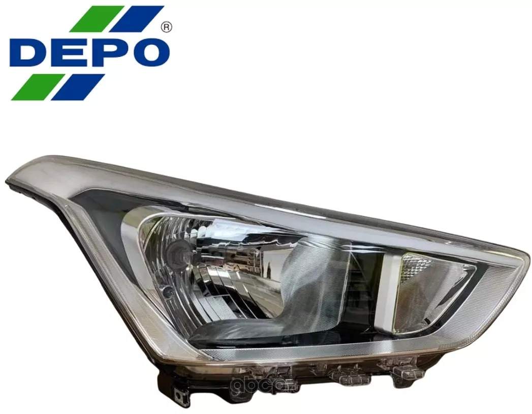 DEPO блок фара 121-1111RMLDEM1