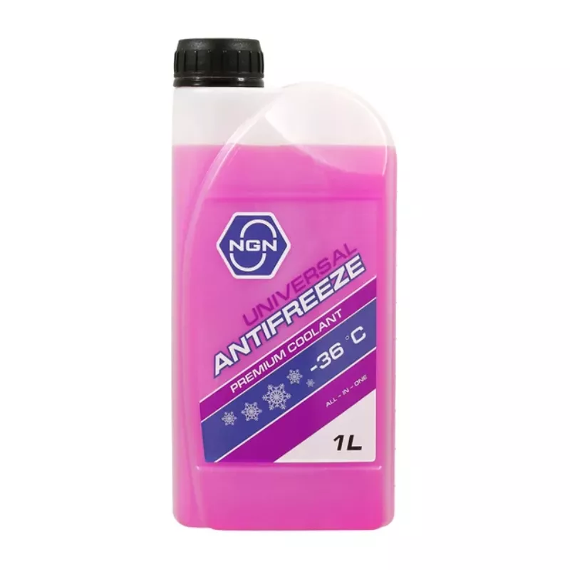 Антифриз, готовый раствор UNIVERSAL ANTIFREEZE G12++ -36 фиолетовый 1л