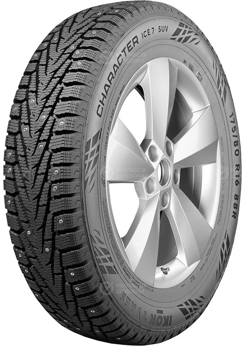 Ikon Tyres (Nokian) Character Ice 7 SUV 285/60 R18 116 T с шипами