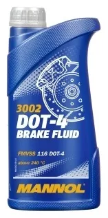 Гликоль тежегіш сұйықтығы Mannol 3002 DOT-4 1 л