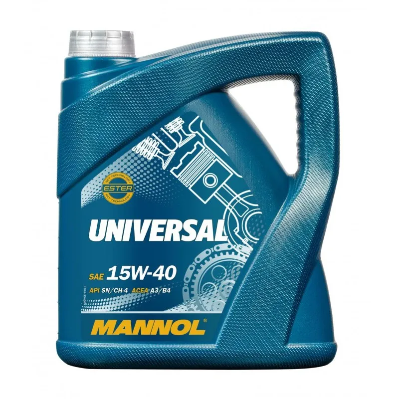 Минералды мотор майы 7405 MANNOL UNIVERSAL 15W40 4 л