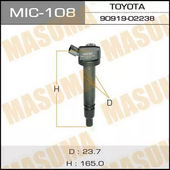 Катушка зажигания MASUMA MIC-109