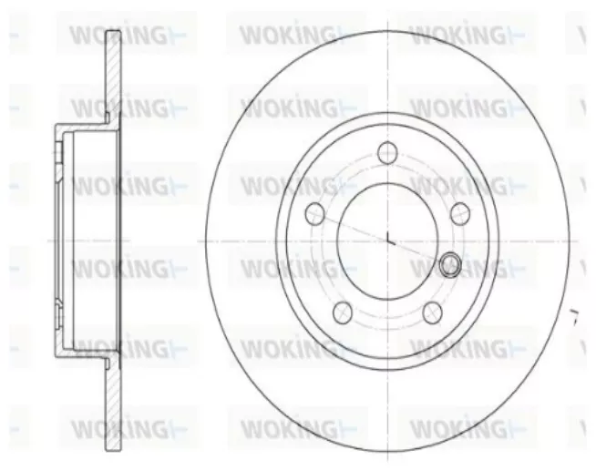 Диски Woking передние D632300