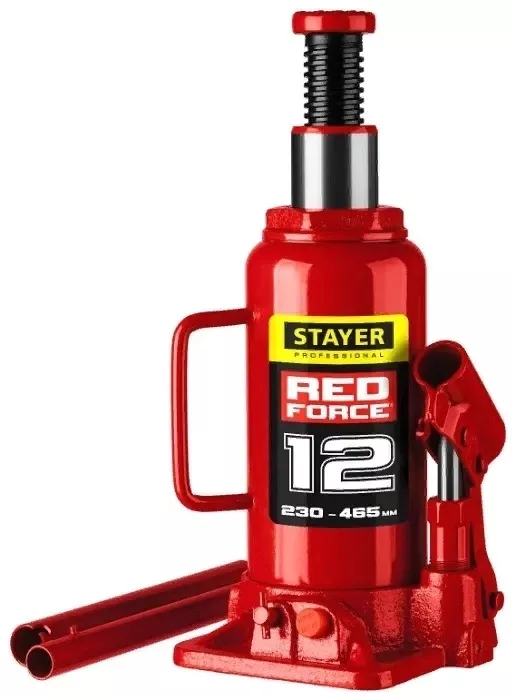 STAYER домкрат бутылочный Red Force 43160-12_z01 12 т