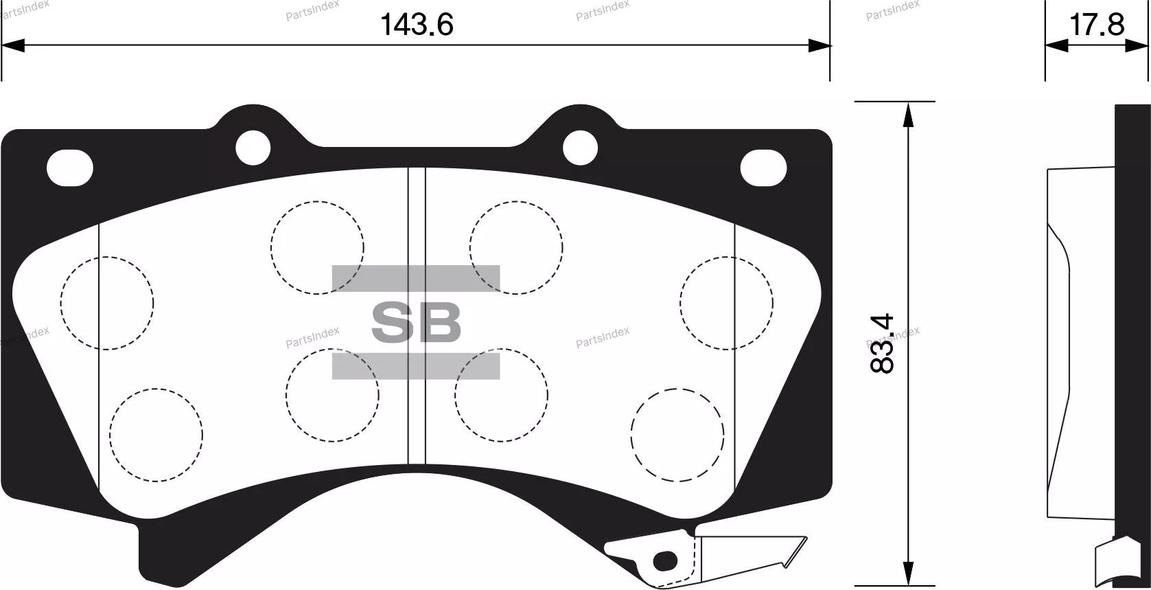 Колодки HI-Q SP1381