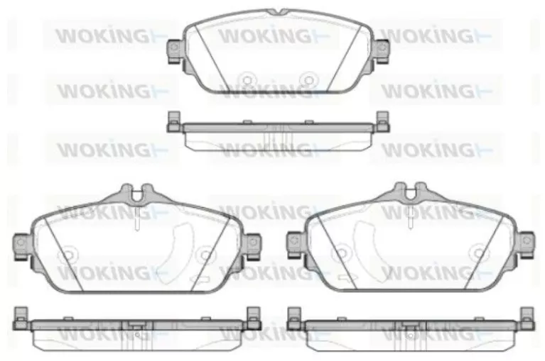 Колодки Woking P1492308