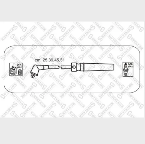 Свечные провода Stellox 10-38570-SX