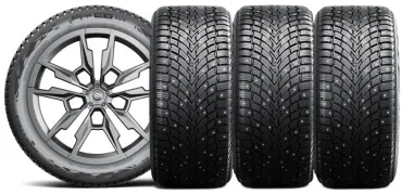 Комплект шин 4 шт. Ikon Tyres (Nokian) Autograph Ice 10 SUV 255/45 R20 105 T с шипами