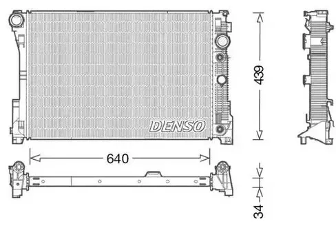 DENSO радиатор основной DRM17048