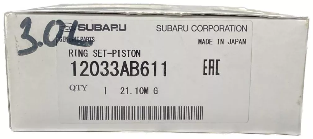 Subaru поршневые кольца 12033AB611
