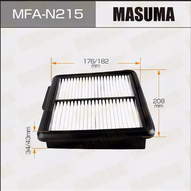MASUMA воздушный фильтр MFAN215