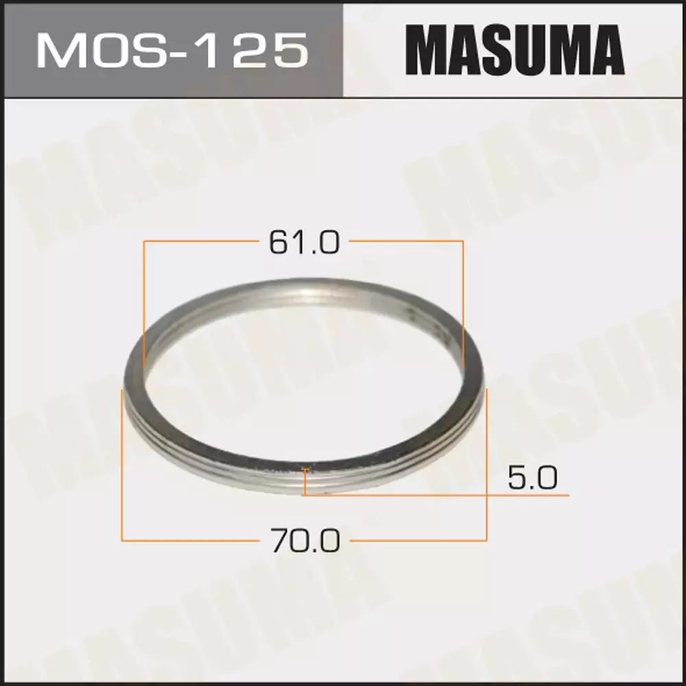 MASUMA кольцо глушителя MOS-125