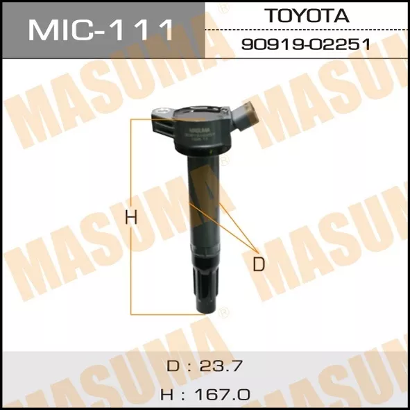 Катушка зажигания MASUMA MIC-111