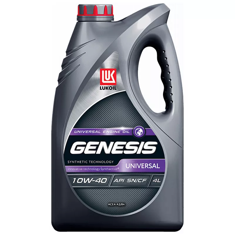 Масло моторное полусинтетическое ЛУКОЙЛ GENESIS UNIVERSAL 10W-40 4 л