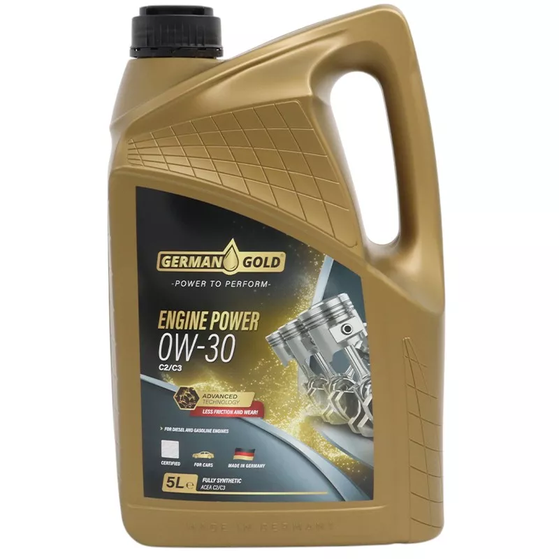 Масло моторное синтетическое German Gold 0W-30 C2/C3 Engine Power 5 л