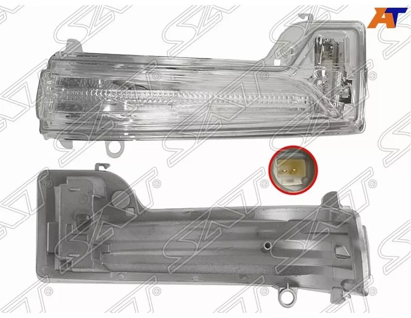 Зеркало в сборе SAT правое для Toyota Hilux 2008-2020