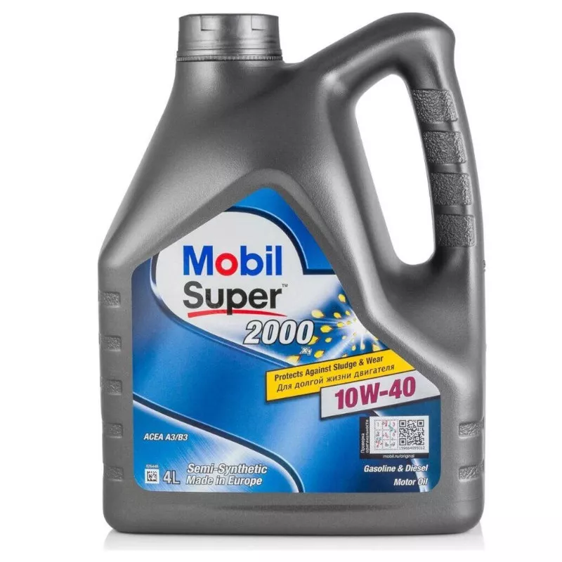 Масло моторное MOBIL SUPER 2000 X1 10W-40, 4 л