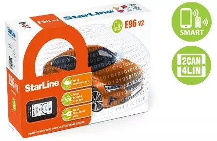 Автосигнализация StarLine E96 V2 BT 2 CAN+4LIN с обратной связью