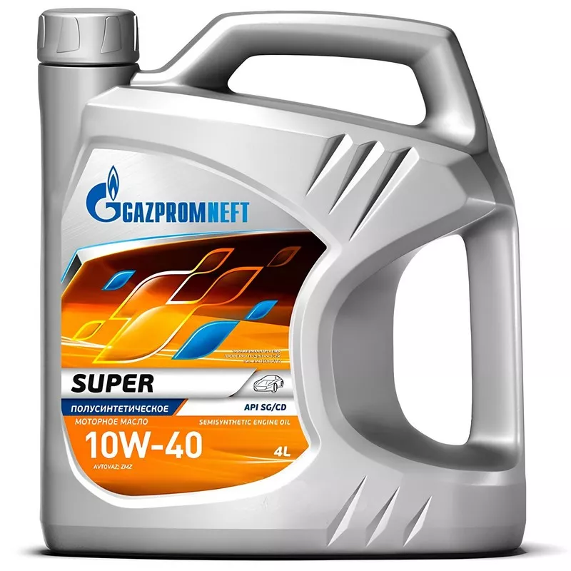 Масло моторное Gazpromneft Super 10W-40 моторное полусинтетическое (4L)