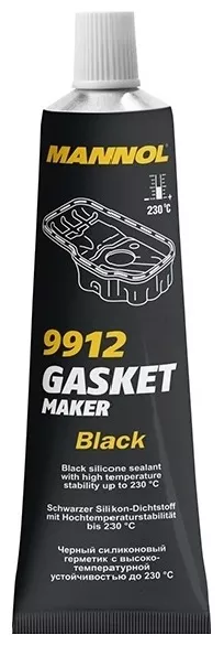 Қара силиконды тығыздағыш MANNOL 9912 Gasket Maker Black  0,085L