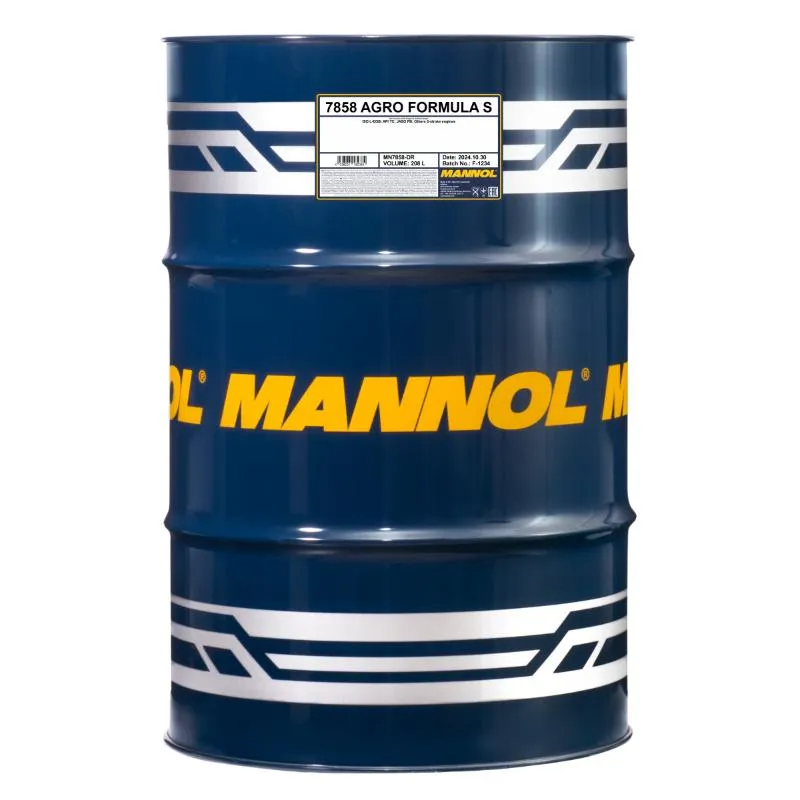 Масло моторное для мото и спецтехники MANNOL Agro for Stihl 7858 208 л