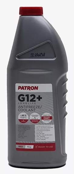 Антифриз PATRON Longlife красный (розовый) G-12+ 0.9 л