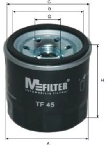 MFilter масляный фильтр TF45