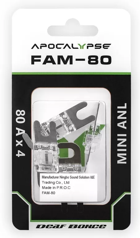 Deaf Bonce предохранитель Apocalypse FAM-80 4 шт